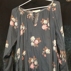 Flower Print Blouse